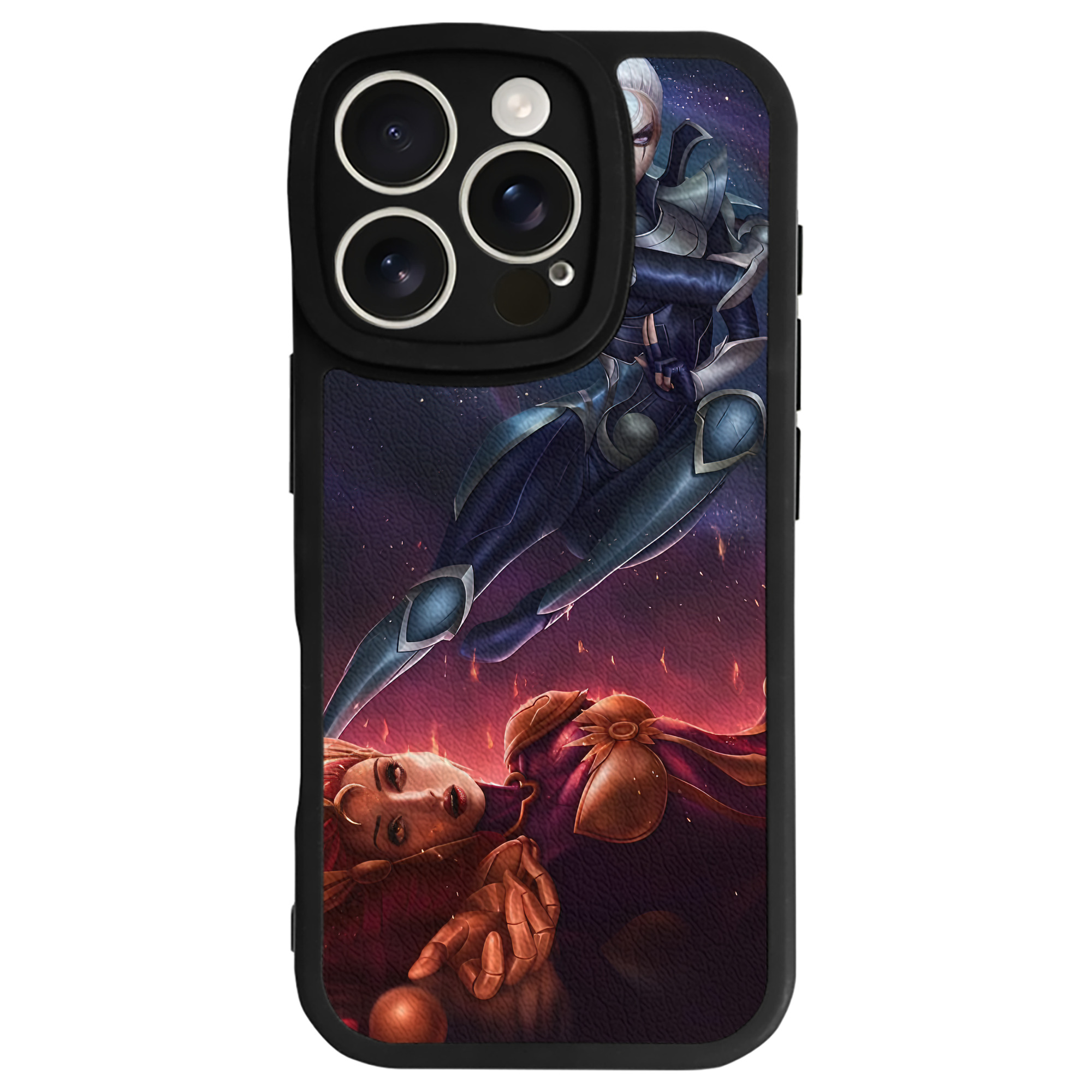 リーグ・オブ・レジェンド League of Legends LOL 【iPhone 16シリーズ対応】シリコンスマホケース（レザー調） 材質：シリコン